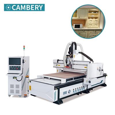 China Hotels Cabinet Design Multi-Axis Automatic ATC Furniture Cutting CNC Wood Nesting Machine for sale