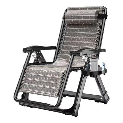 China Mesh Zero Gravity Lounge Chair Recliners Extended Chairs w/Removable Pillows & Foldable Adjustable Cell Phone & Cup Holder Steel Trays for sale