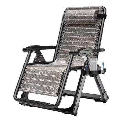 China Mesh Zero Gravity Chairs w/Removable Pillows & Foldable Adjustable Cell Phone & Cup Holder Steel Trays for sale