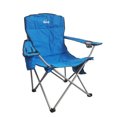 China Customizable Collapsible Folding Camping Chair Folding Outdoor Chair with Cooling Bag and Cup Holder for Travel and Party for sale