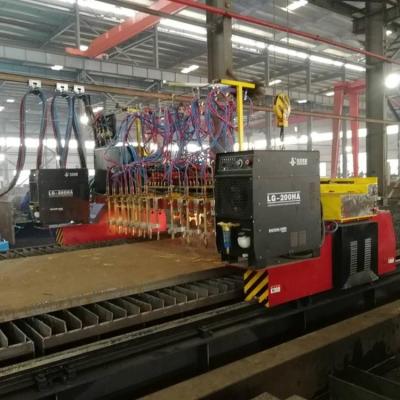 China Machinery Repair Shops 4m / CNC Plasma Flame Cutting Machine H Beam Cnc Plasma Flame Cutting Machine / H Beam Production Line for sale