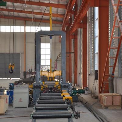 China HG-2000II factory vertical H beam assembly machine (automatic spot welding) for H beam production line for sale