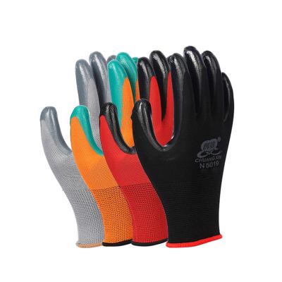 China Wholesale High Quality Flexible Latex Construction Gloves Flexible Anti Abrasion Smash Resistant for sale