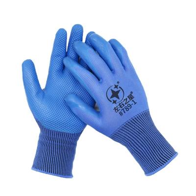 China Flexible Factory Wholesale Breathable Abrasion Resistant Customized Color Anti Slip Construction Safety Work Gloves for sale