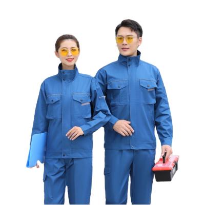 China New workplace style working clothes for men workshop work uniforms for sale