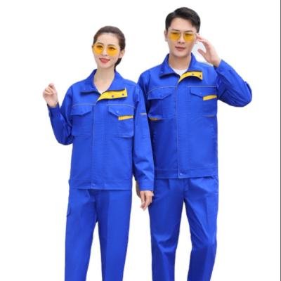 China Welder Suit Anti-Wearing Denim For Men Women Overalls Wear Resistant Long Sleeves Painter Welding Coveralls Dust Proof Work Wear Uniforms for sale