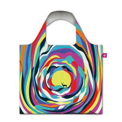 China Polyester Foldable Shopping Bag Classic And Uniquely Designed Fashion Foldable Shopping Bag for sale