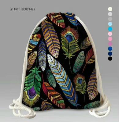 China Polyester Drawstring Backpack Best Selling Fashion Drawstring Polyester Backpack for sale