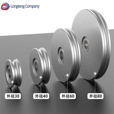 China Application: Custom Machining Metal Pulley Precision V Groove Pulley Wire Rope Extruding Steel Drawing Pulley Wear Resistant for sale