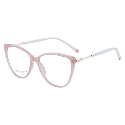 China For Reading Glasses Shape Cat Eye Anti Blue Light Blocking Glasses Filter Optical Glasses Frames For Computer Game for sale