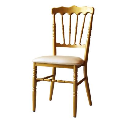 China Cheap bulk hotel chair porcelain chiavari wedding napoleon chairs on sale for sale