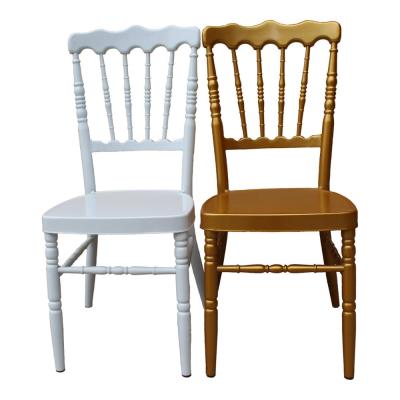 China Cheap Hotel Chair Gold Napoleon Chair Wedding Chair For Wedding Decoration for sale