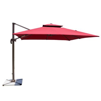 China Eco-friendly High Quality Outdoor Umbrella Patio Garden Parasol Hanging Parasol Umbrella for sale