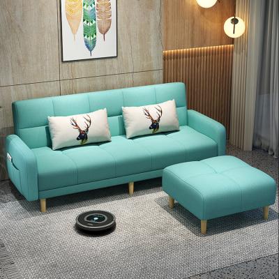 China Small Family Multifunctional Simple Foldable Folding Sofa Bed Living Room Sofa for sale