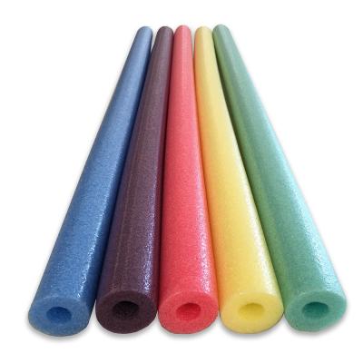 China Colored Water Leather Ring Float Tube EPE Cavity Foam Swimming Pool Noodle for sale