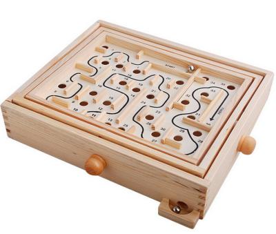 China Wooden Toys for Kids Play Game Wooden Maze Game, Puzzle Maze Game for Adults, Boys and Girls for sale