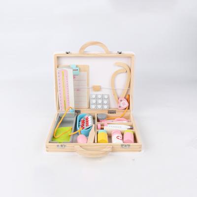 China Educational Toys Equipment Set Wooden Simulation Children's Medical Toys for sale