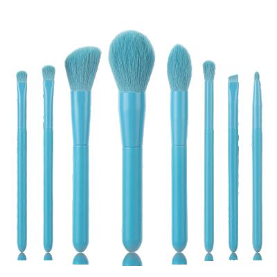 China Angular Blush Good Quality Wholesale Makeup Brushes Private Label 8pcs Neon Custom Set Logo Cosmetic Tools Makeup Brush for sale