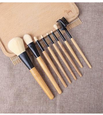 China Angular Blush 8 Pcs Makeup Brush High Quality Super Soft Fiber Makeup Brushes Tool Kit Face&Eye Cosmetic Parks Synthetic Hair for sale