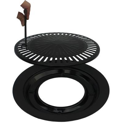 China Korean Non-Stick Gas Cooker BBQ Grill Pan for Stovetop, Portable BBQ Hot Plate for sale