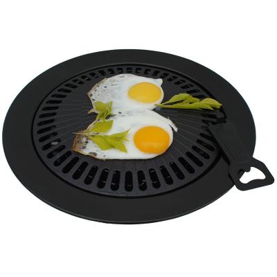 China Gas Cooker China Factory Nonstick Round Stone Grill Pan for sale