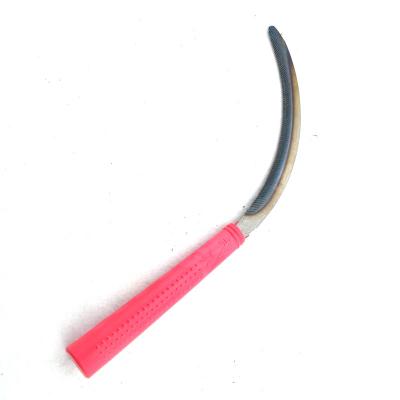 China Not Rated China Steel plastic Handle Farmer Garden reaping hook agriculture tools hand Sickle for sale