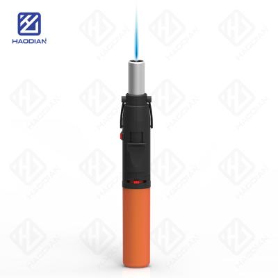 China Hot Sale Cheap Custom Fast Extinguishing Jet Flame Lighter Electric Cigar Torch Lighters With Stand for sale