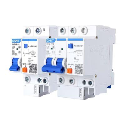 China Hot Sale 16 Amp Miniature Good Quality 3 Phase Air Leakage Circuit Breaker NXBLE-32 for sale