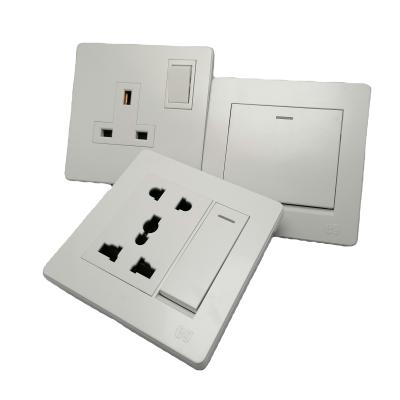 China Factory Price Residential / Multipurpose Wholesale Security Switch Wall Power Socket Universal 5 Hole for sale