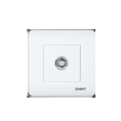 China Competitive Price Chint TV Socket 1 Band TV-SAT Socket Wall Outlet Waterproof Residential / Multi-Purpose Outlet for sale