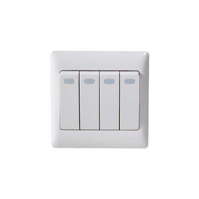 China NEW 7G Chint 4 Electrical Home Fast Delivery Switch 10A 250V Two Way Wall Switch for sale