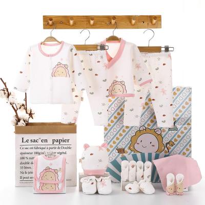 China Pure Breathable Hot Selling Full Moon Cotton Autumn And Winter Baby Clothes Gift Box Newborn Baby Gift for sale