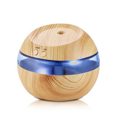 China Portable Wood Grain Electric Aroma Diffuser 300ml for App-Controlled Humidity Control for sale