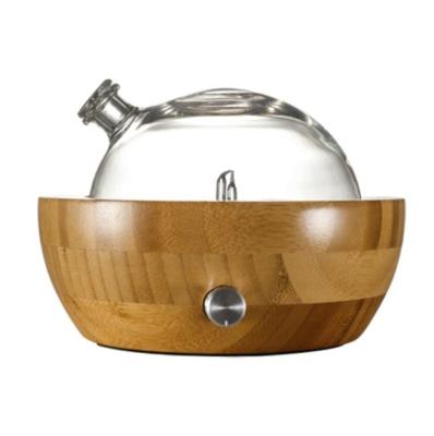 China 10-50ml Glass Wood Natural Material Fragrance Aroma Diffuser App-Controlled and Modern for sale