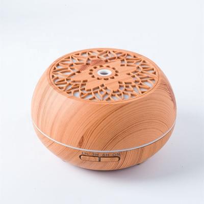 China 550ml Color Change Wood LED Essential Oil Humidifier Aroma Diffuser 24V Capacity＞200ml for sale