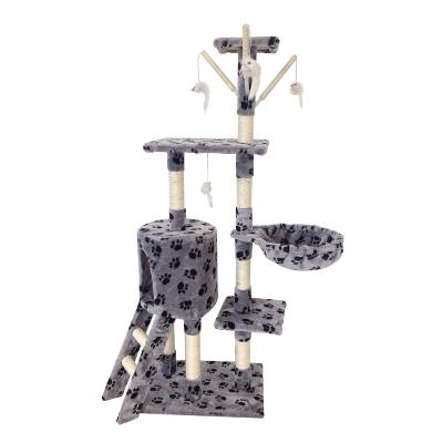 China Stocked New Product Wood Cat Climbing Structure Cats Secure Cat Climbing Frame Shelf for sale