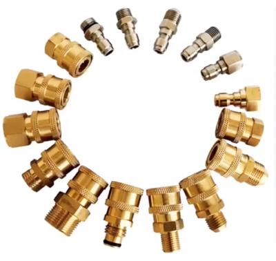 China China-chic New High Pressure Joint Quick Release Plug Connector Brass Quick Coupling Disconnector for sale