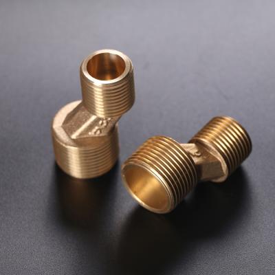 China China Mixer Tap Fittings Spare Parts Factory Cartridge Elbow Screw Thread Connector Metered Eccentric Nut for sale