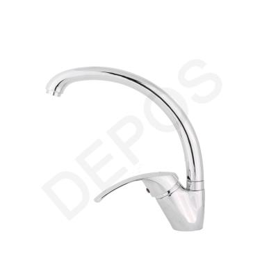 China Floor stand faucets mezcladora monomando kitchen faucet, brass single lever kitchen mixer DP1107 for sale