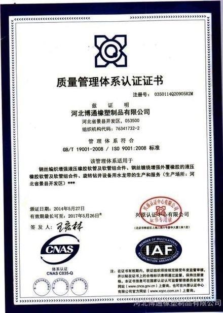 ISO9001-1 - RUIAN HUAGUANG TRADING CO., LTD.