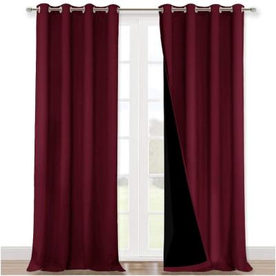 China Wholesale Blackout Curtain Manufacturer Ready Made Energy Saving Bedroom Window Curtain for sale