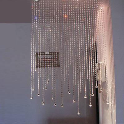 China High Quality Sheer Crystal Glass Beads Curtains For Party Wedding Hanging Decoration for sale