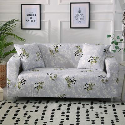 China Universal reusable fancy floral non slip streachable stretch elastic sofa covers for living room / for sale