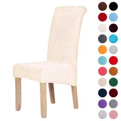 China Durable Universal Chair Cover, High Quality Chair Cover, Velvet Spandex Fabric Chair Cover for sale