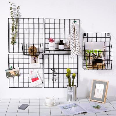 China Decor Eco-friendly Luxury INS Art Display Grid Photo Wall Home Decor for sale