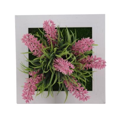 China Modern Bohemian Wall Art Decor Artificial Flower, Wholesale Artificial Wall Plants For Home Decor for sale