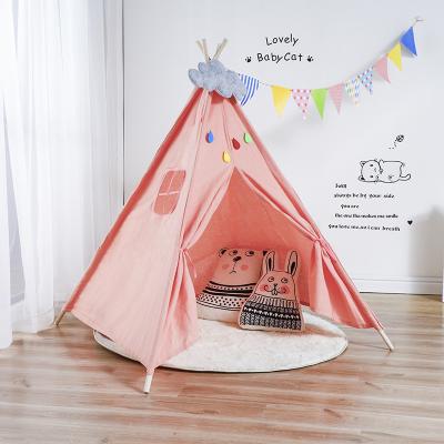 China Lovely Toy Colorful Indoor Outdoor Children Playhouse Soft Teepee Playhouse Kids Pit Pee Tent for sale