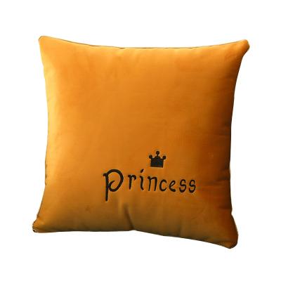 China Anti-Static Soft Velvet Pillow Case Cushion Cover, Embroidery Pillow Case For Home Decor for sale