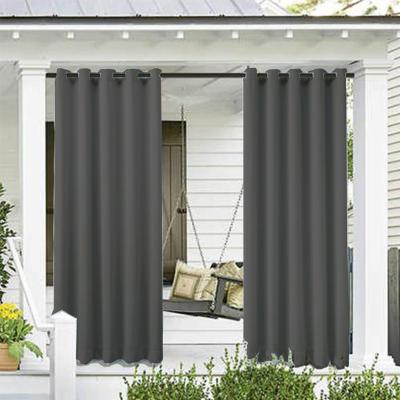 China High Quality Blackout 100%Polyester Blackout Medical Outdoor Curtains For Patio for sale