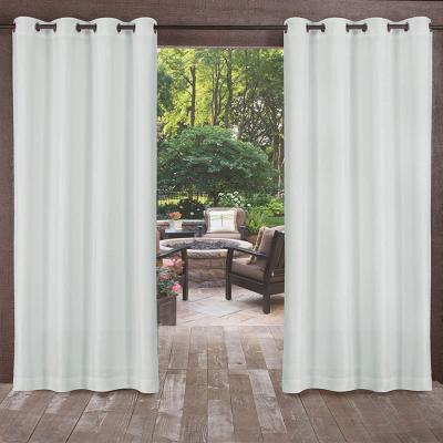 China Hot Selling Blackout Amazon Style Solid Customized Waterproof Outdoor Curtains For Patio for sale